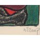 Henry Heerup 1907-1993. Sign. Heerup Litografi 