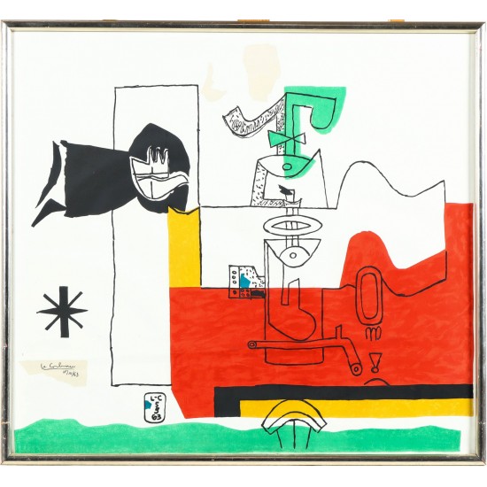 Le Corbusier (1887-1965). 'Totem', litografi