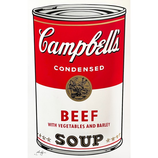  Andy Warhol "Campbell's Soup AP/XX 10 stk.