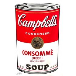 Andy Warhol "Campbell's Soup AP/XX 10 stk.  Andy Warhol "Campbell's Soup AP/XX 10 stk.