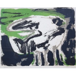 Asger Jorn 1914-1973, Kappen, litografisk værk fra 1956 Asger Jorn 1914-1973, Kappen, litografisk værk fra 1956