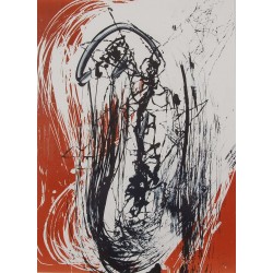 Asger Jorn 1914-1973, Uden titel, litografisk værk fra 1973, Asger Jorn 1914-1973, Uden titel, litografisk værk fra 1973,