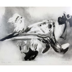 Asger Jorn 1914-1973, Sulla Strada, litografisk værk fra 1970 Asger Jorn 1914-1973, Sulla Strada, litografisk værk fra 1970