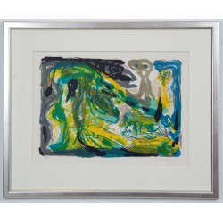 Asger Jorn 1914-1973, NUIT DeCHIREE, litografisk værk fra 1969 Asger Jorn 1914-1973, NUIT DeCHIREE, litografisk værk fra 1969