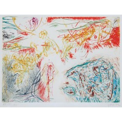 Asger Jorn 1914-1973, Confromtation sans front, litografisk værk fra 1972 Asger Jorn 1914-1973, Confromtation sans front, litografisk værk fra 1972