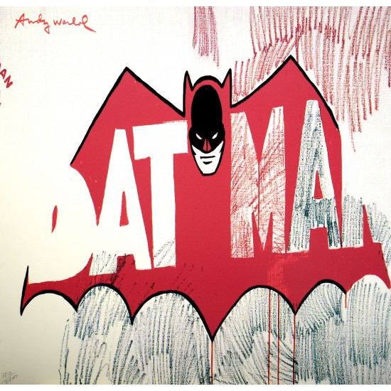  Andy Warhol "Batman" Litografi