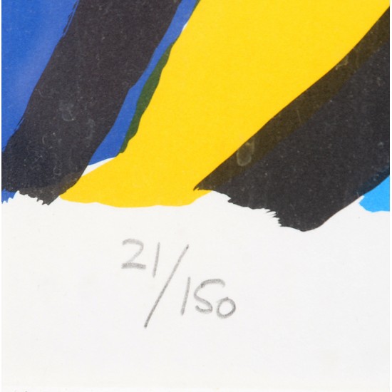 Gorm Eriksen (f. 1940): Kompositioner, serigrafi, 21/150.