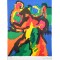 Gorm Eriksen (f. 1940): Komposition, serigrafi, 21/150
