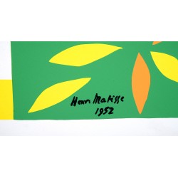 Henri Matisse, Kongens sorg litografi i begrænset oplag, 1958