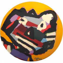 Karel Appel: Visage. Sign. Appel, 132/999. 