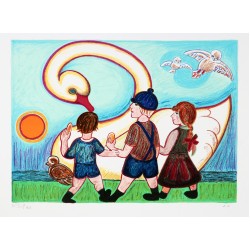 Henry Heerup 1907-1993. Sign. Heerup Litografi Eventyr af H.C. Andersen Henry Heerup 1907-1993. Sign. Heerup Litografi Eventyr af H.C. Andersen