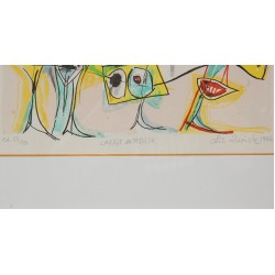  Lis Zwick (1942-2020)  litografi 