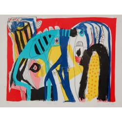 Lis Zwick (1942-2020):  litografi