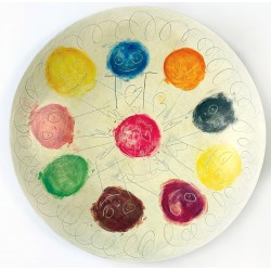 Poul Pava Design træfad Ø:45 cm