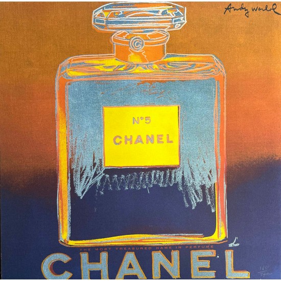 Andy Warhol “Chanel no 5" litografi, 60x60