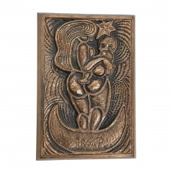 Henry Heerup (f. København 1907, d. sst. 1993)  ''Stjernebarnet''. Relief 