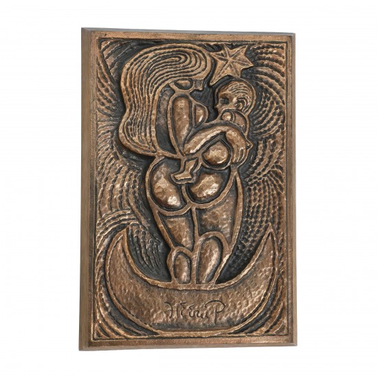 Henry Heerup (f. København 1907, d. sst. 1993)  ''Stjernebarnet''. Relief 