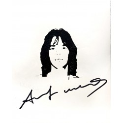 Andy Warhol 1928-1987. Mick Jagger silketryk.