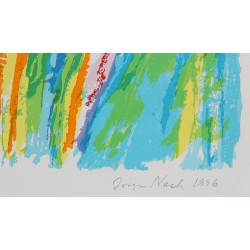 Jørgen Nash (1920-2004): 'Afrika', litografi.