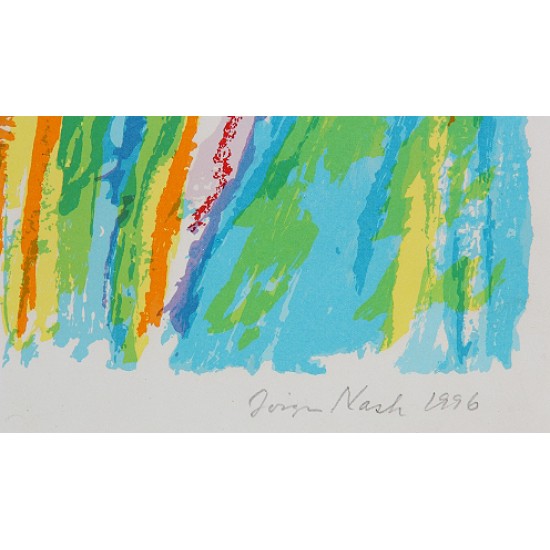Jørgen Nash (1920-2004): 'Afrika', litografi.