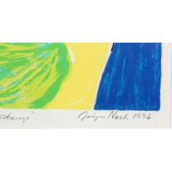 Jørgen Nash (1920-2004). 'Jazzkongen', litografi.