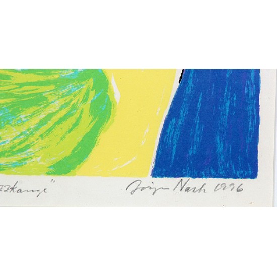 Jørgen Nash (1920-2004). 'Jazzkongen', litografi.