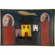 William Skotte Olsen (1945-2005): Komposition med figurer.