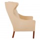 Børge Mogensen Wing chair in natural leather