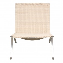 Poul Kjærholm PK-22 lounge chair with new wicker
