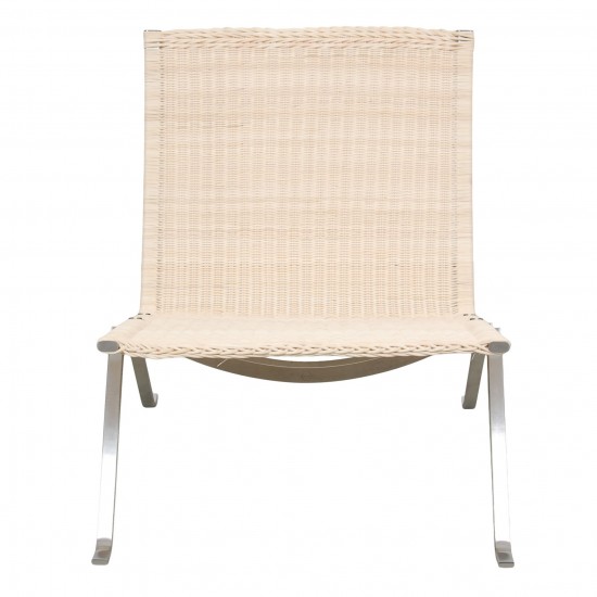 Poul Kjærholm PK-22 lounge chair with new wicker