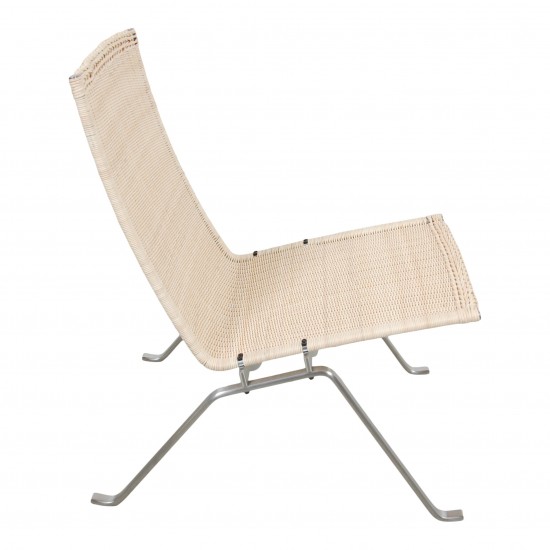 Poul Kjærholm PK-22 lounge chair with new wicker