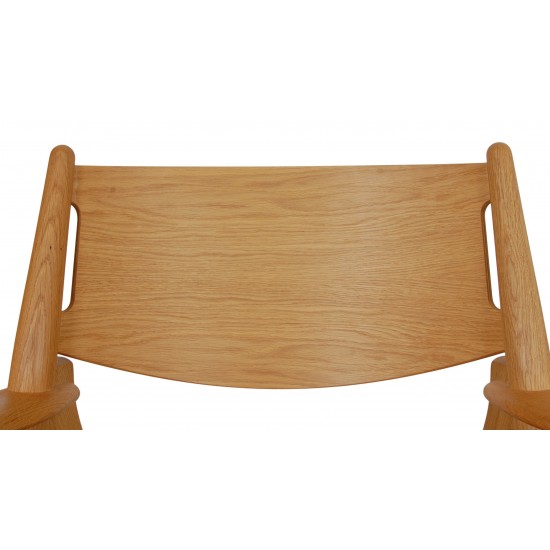 Hans Wegner CH28T lounge chair oiled oak