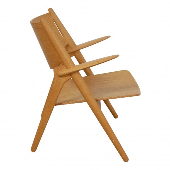 Hans Wegner CH28T lounge chair oiled oak