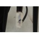 Le Corbusier LC-1 stol hairyskin sort og hvid