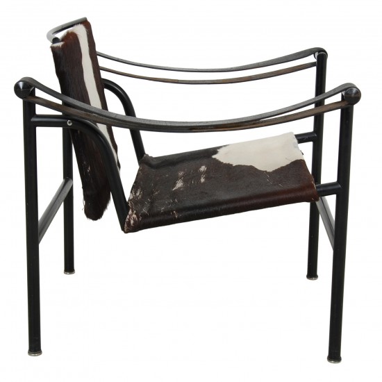 Le Corbusier LC-1 stol hairyskin brown and white