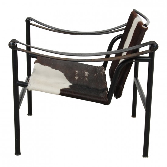 Le Corbusier LC-1 stol hairyskin brown and white