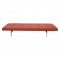 Poul Kjærholm PK-80 Daybed in red leather