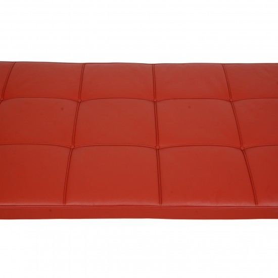 Poul Kjærholm PK-80 Daybed in red leather