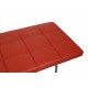 Poul Kjærholm PK-80 Daybed in red leather