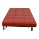 Poul Kjærholm PK-80 Daybed in red leather