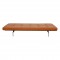 Poul Kjærholm PK-80 Daybed reupholstered in walnut aniline leather
