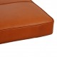 Poul Kjærholm PK-80 Daybed reupholstered in walnut aniline leather