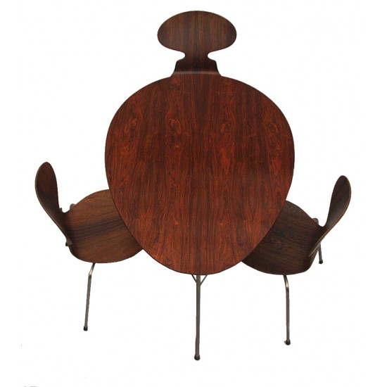 Arne Jacobsen 1902-1971, Egg table & Ant, Rosewood (4)