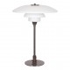 Poul Henningsen 4/3 table lamp with continuous switch