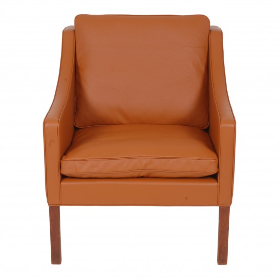 Børge Mogensen chair, model 2207 with cognac bison leather