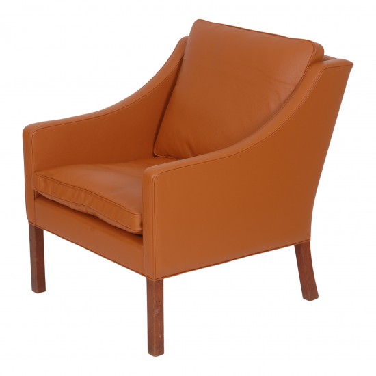 Børge Mogensen chair, model 2207 with cognac bison leather