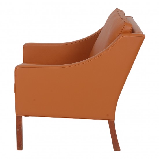 Børge Mogensen chair, model 2207 with cognac bison leather