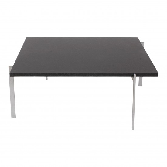 Poul Kjærholm PK-61 black granite table 80x80