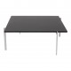 Poul Kjærholm PK-61 black granite table 80x80