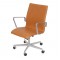Arne Jacobsen oxford kontorstol i cognac anilin læder